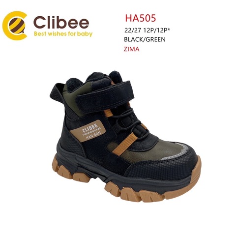 Clibee (зима) HA505 Black/Agreen  22-27