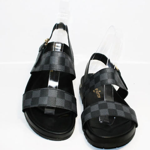 Мужские сандали босоножки черные. Биркенштоки Louis Vuitton.