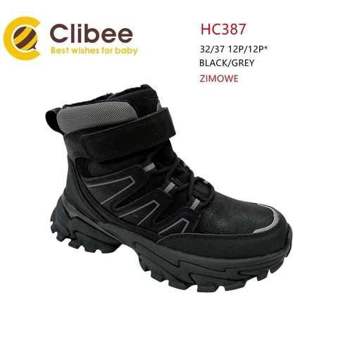 Clibee (зима) HC387 Black/Grey 32-37