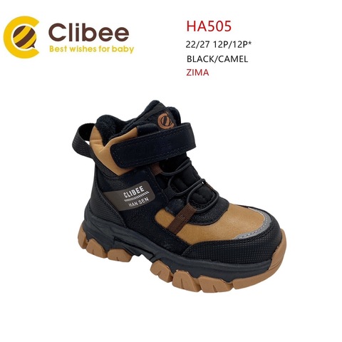 Clibee (зима) HA505 Black/Camel 22-27