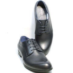 Классические мужские туфли из натуральной кожи Ikos 060-4 ClassicBlue