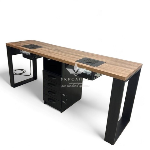 Маникюрный стол Mark SM-500 black с вытяжкой