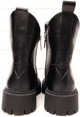 Модные ботинки осенние женские Maria Sonet 329-k Black.