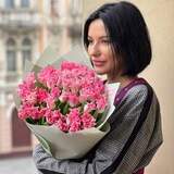 Photo of Romantic bouquet of delicate wavy tulips «You are my Sweetie!»