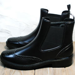 Резиновые ботинки W9072Black