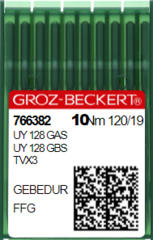 Фото: Голка швейна промислова для розпошивальних машин Groz Beckert UY128 GAS,TV*3 №120 FFG/SES GEBEDUR