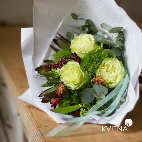 Bouquet of delicate roses, Bouquet with a French rose for the most gentle persons.