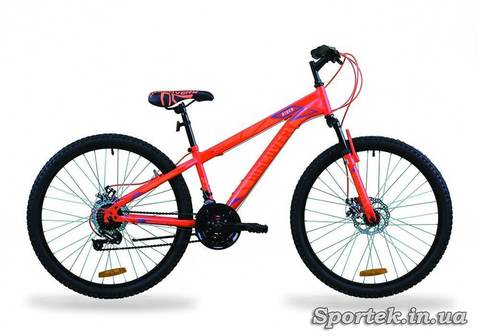Горный универсальный велосипед Discovery Rider с рамой 13 дюймов - красно-оранжевый