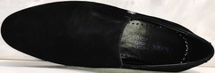 Черные туфли мужские классические Ikoc 3410-7 Black Suede.
