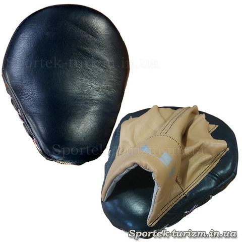 Лапа боксерская гнутая (18 на 22 см) из кожи