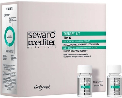 Себонормализующий тоник против перхоти для жирной кожи головы Therapy Tonic 6/T Seward Mediter