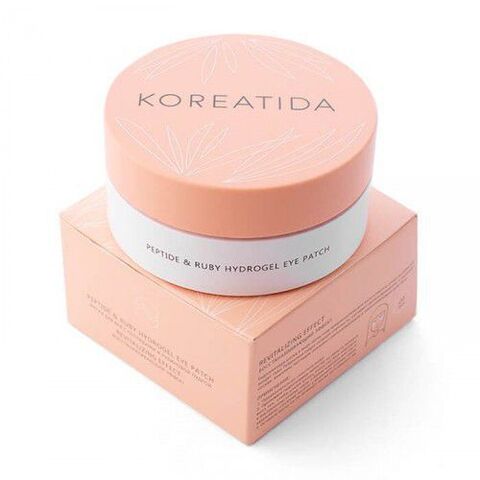 Koreatida Гидрогелевые патчи для глаз с пептидами и рубиновой пудрой | Peptide & Ruby Hydrogel Eye Patch