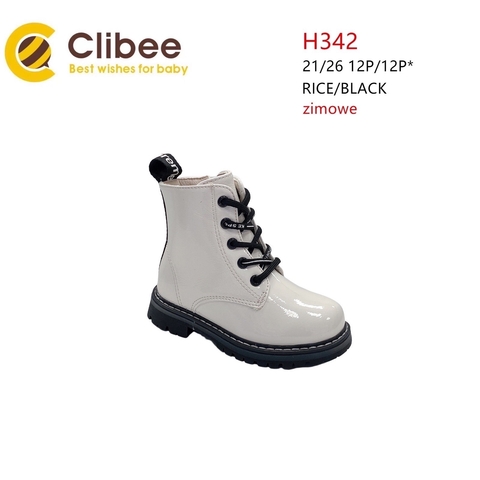 Clibee (зима) H342 Rice/Black 21-26