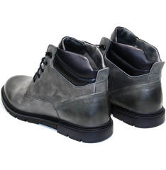 Ботинки мужские зимние кожаные Ikoc 3620-3 S
