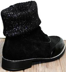 Черные ботинки женские Kluchini 5161 k255 Black