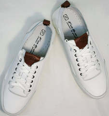 Летние дышащие кроссовки мужские белые Faber 193909-3 White.