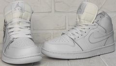 Модные кроссовки найк аир джордан Nike Air Jordan A806-1 All White.