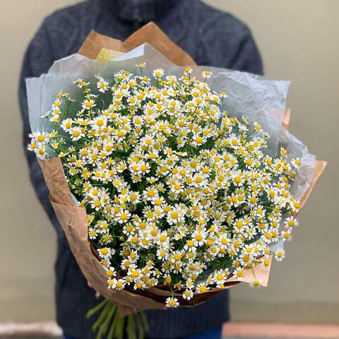 Bouquet «Sunny tanacetum», Flowers: Tanacetum