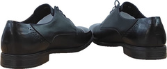 Кожаные мужские туфли классика Ikoc 3853-2 Black Leather.