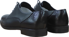 Классические туфли классика мужские Ikoc 3853-2 Black Leather.