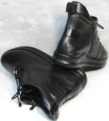 Ботинки весенние женские Evromoda 375-1019 SA Black