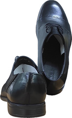 Модные туфли жениха Ikoc 3853-2 Black Leather.