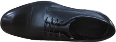 Черные туфли мужские под костюм Ikoc 3853-2 Black Leather.
