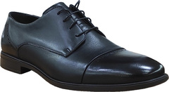 Мужские модные туфли кожаные Ikoc 3853-2 Black Leather.