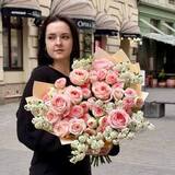 Photo of Luxurious bouquet with spray peony roses «Mother's Smile»