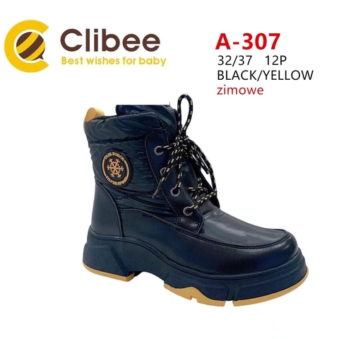 Clibee (зима) A307 Black/Yellow 32-37