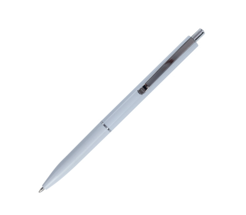 Ручка шариковая автоматическая Buromax Color L2U 1 мм синяя, белый корпус (BМ.8239-12)