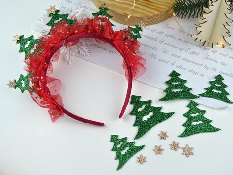 Набір Ялинок для обідка зелений