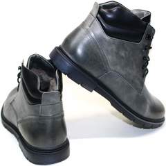 Молодежные зимние ботинки мужские Ikoc 3620-3 S