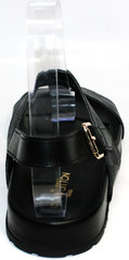 Босоножки мужские кожаные Louis Vuitton 1008 01Blak.