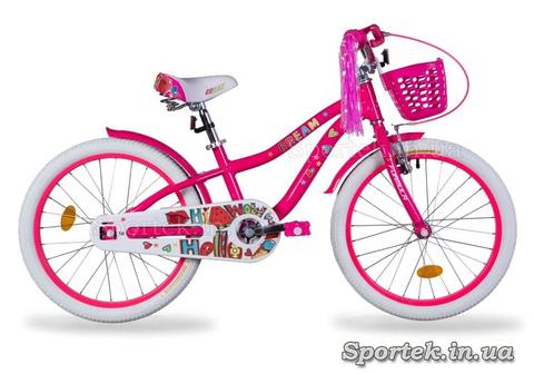 Дитячий велосипед Formula CREAM 2021 для дівчаток - малиновий