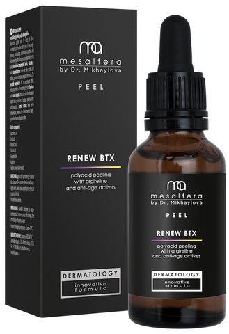 MESALTERA BY DR. MIKHAYLOVA
  Ревитализирующий пилинг с лифтинг-эффектом линии|RENEW BTX PEEL 30 МЛ