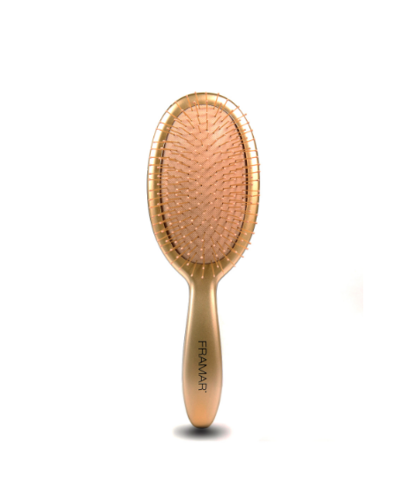 Framar Metallic Detangle Brush - Gold/Распутывающая щетка для волос «Золото»