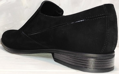 Мужские классические туфли замша Ikoc 3410-7 Black Suede.