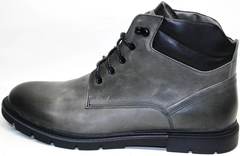 Зимние кожаные ботинки мужские Ikoc 3620-3 S