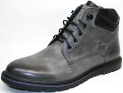 Мужские зимние кожаные ботинки Ikoc 3620-3 S