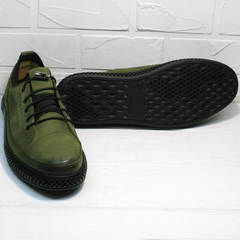 Мужские демисезонные кроссовки туфли casual Luciano Bellini C2801 Nb Khaki.