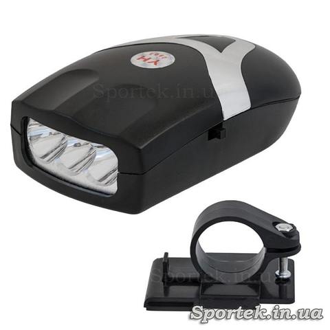 Передний велосипедный фонарь со звуковыми сигналами Yin Hao (YH-0902)