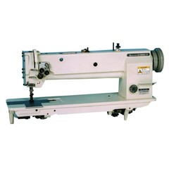 Фото: Двухигольная швейная машина с тройным транспортом для тяжелых материалов Keestar 20606-L18