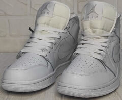 Аир джордан кроссовки белые Nike Air Jordan A806-1 All White.