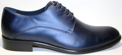 Классические туфли мужские кожаные Luciano Bellini Blue