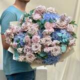 Photo of Voluminous bouquet in delicate colors «Lavender Sky»