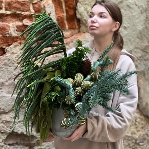 Photo of Різдвяна композиція з натуральним декором «Дикий цитрус»