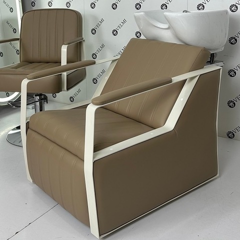 Парикмахерская мойка Bronx Lux White