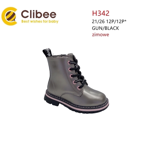 Clibee (зима) H342 Gun/Black 21-26
