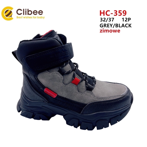 Clibee (зима) HC359 Grey/Black 32-37